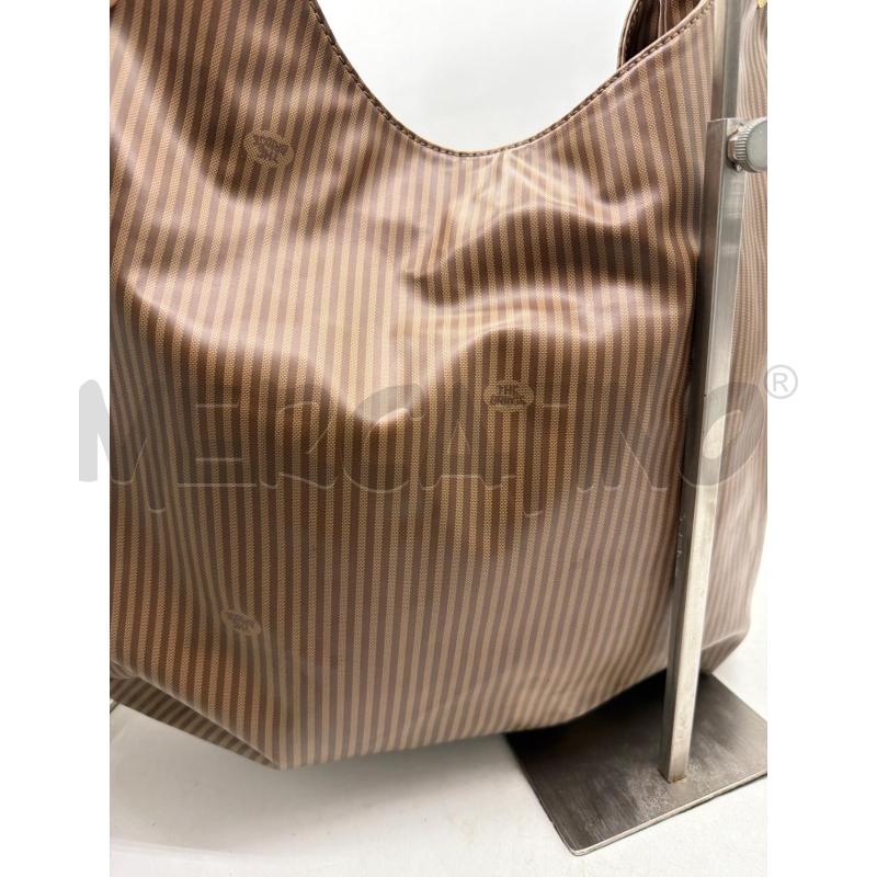 BORSA DONNA THE BRIDGE MARRO RIGHINE BEIGE | Mercatino dell'Usato Montesilvano 4