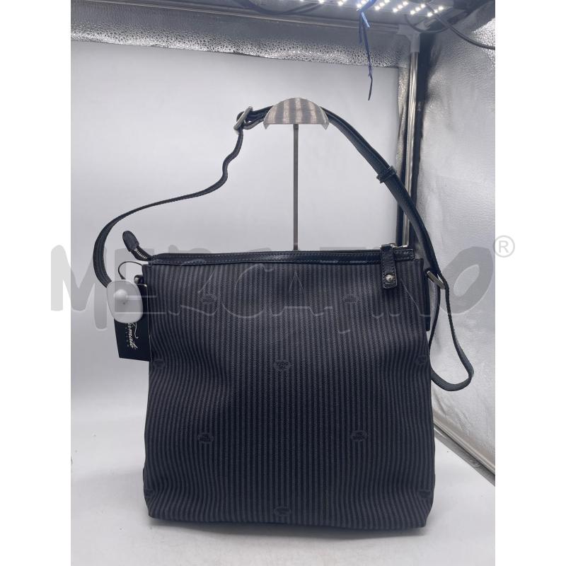 BORSA DONNA THE BRIDGE NERA RIGHINE GRIGIE | Mercatino dell'Usato Montesilvano 2