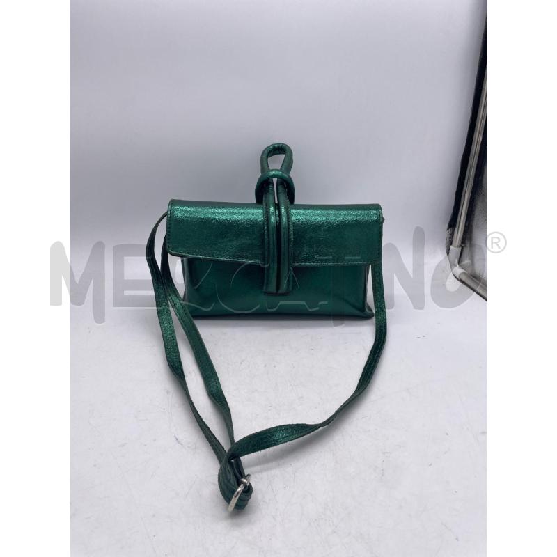 BORSA DONNA VERDE LAME MADE IN ITALY | Mercatino dell'Usato Montesilvano 1