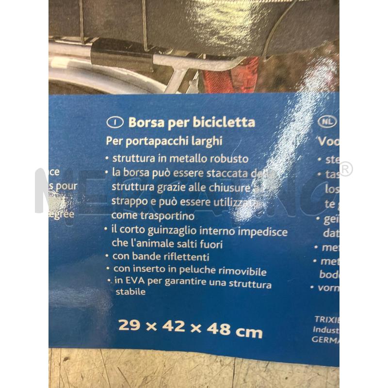 BORSA TRIXIE BICICLETTA CANE 6 KG 42X48 | Mercatino dell'Usato Montesilvano 5