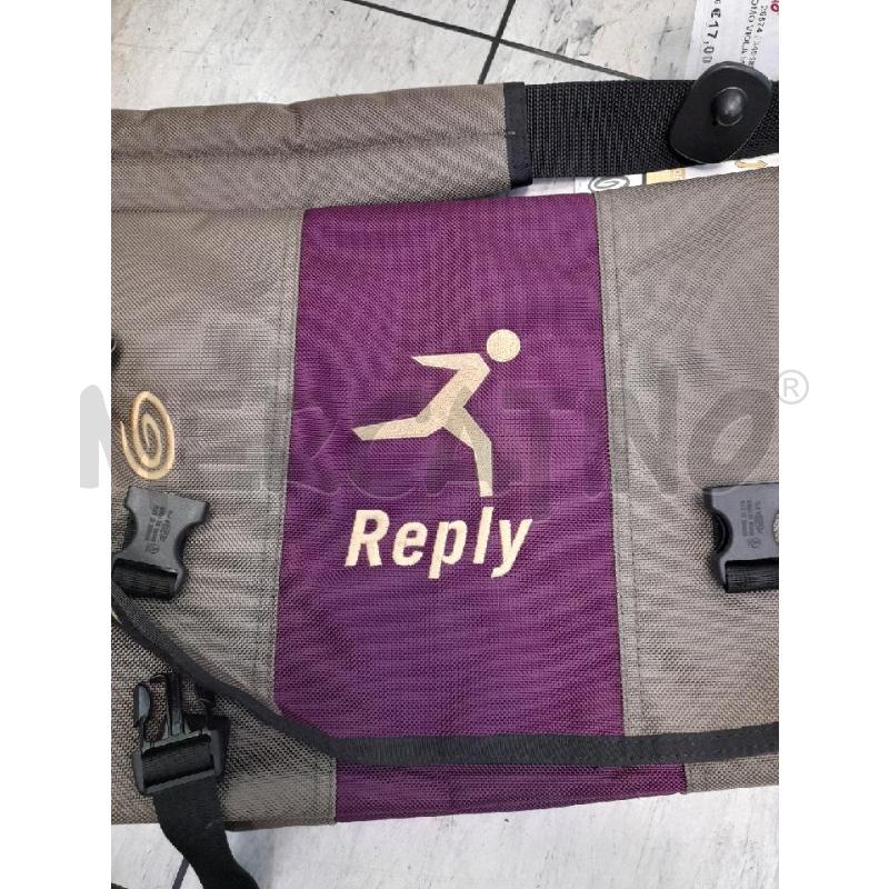 BORSA UOMO VIOLA MARRO REPLY | Mercatino dell'Usato Montesilvano 2