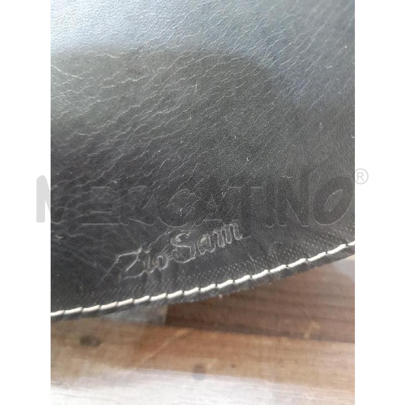 BORSELLO DONNA ZIO SAM NERO PELLE | Mercatino dell'Usato Montesilvano 2