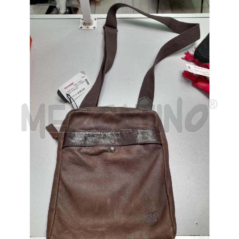 BORSELLO UOMO TIMBERLAND MARRONE  | Mercatino dell'Usato Montesilvano 1