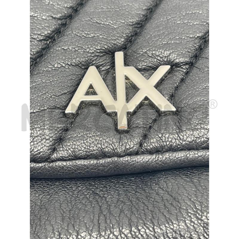 BORSETTA DONNA ARMANI EXCHANGE NERA ECOPELLE  | Mercatino dell'Usato Montesilvano 2