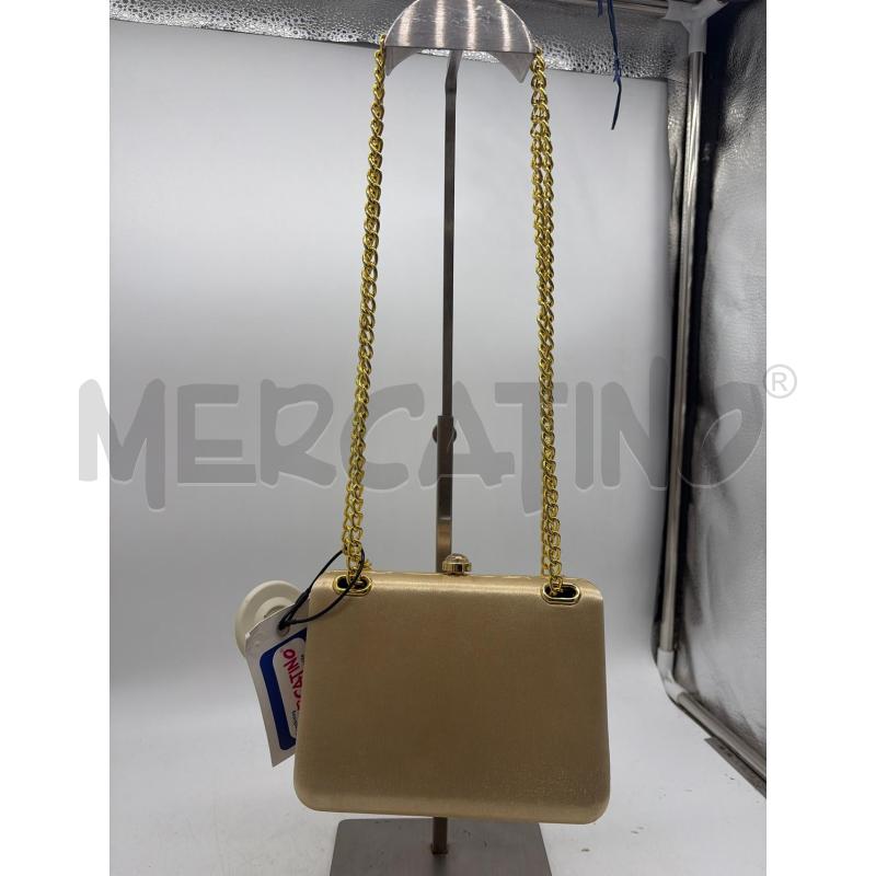 BORSETTA DONNA CERIMONIA DORATA PICCOLA DRAP BARCELONA | Mercatino dell'Usato Montesilvano 1