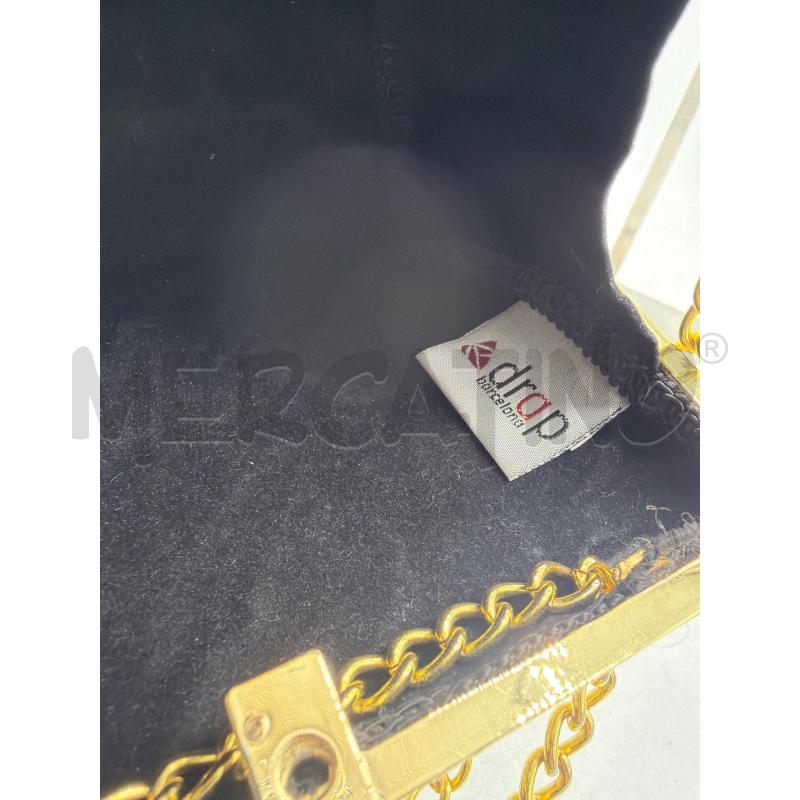 BORSETTA DONNA CERIMONIA DORATA PICCOLA DRAP BARCELONA | Mercatino dell'Usato Montesilvano 3
