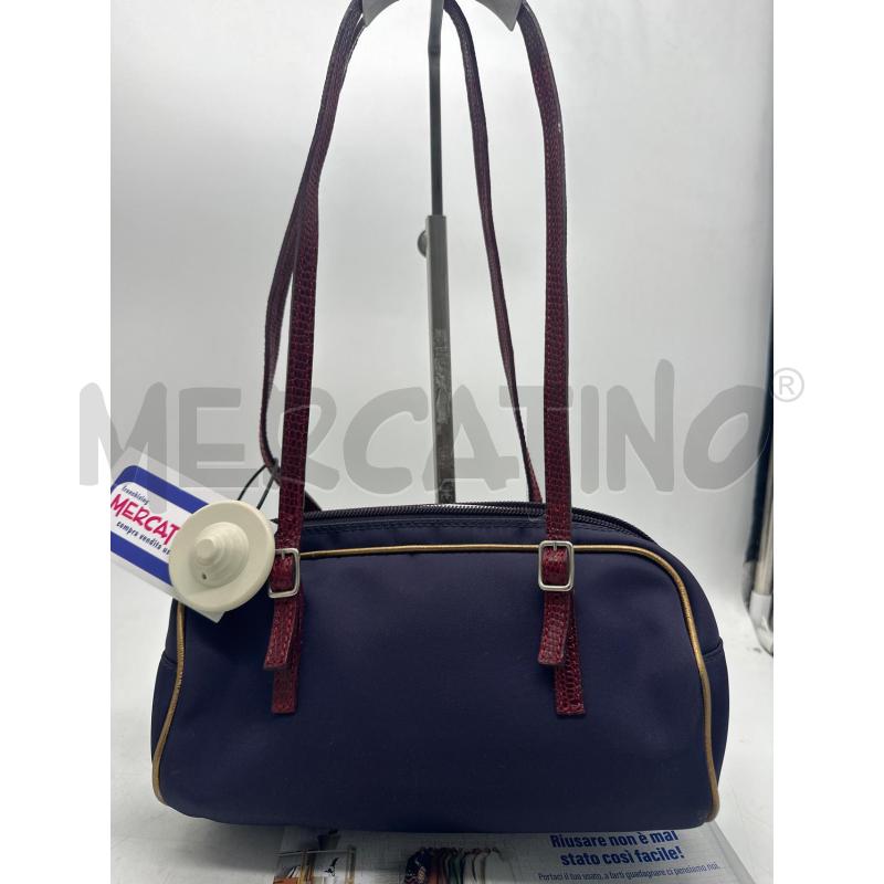 BORSETTA DONNA COCCINELLE BLU MANICO BORDEAUX | Mercatino dell'Usato Montesilvano 3