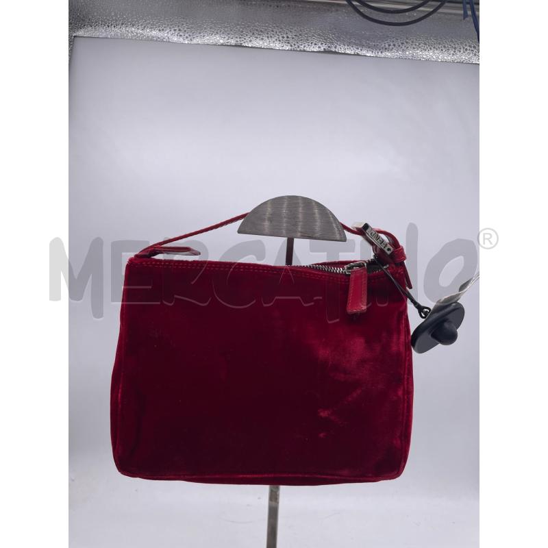 BORSETTA DONNA FENDI VELLUTO ROSSA PICCOLA | Mercatino dell'Usato Montesilvano 2