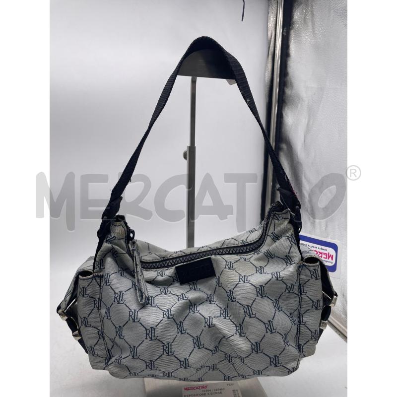 BORSETTA DONNA LAUREN RALPH LAUREN AZZURRINA NERA | Mercatino dell'Usato Montesilvano 1