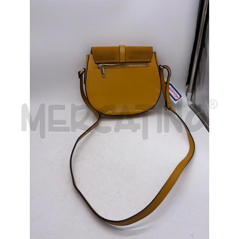 BORSETTA DONNA SENAPE GENUINE LEATHER  | Mercatino dell'Usato Montesilvano 2