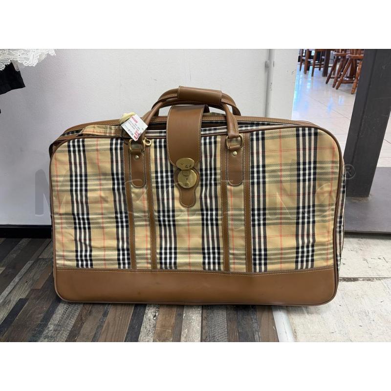 BORSONE BEIGE QUADRI TARTAN GRANDE | Mercatino dell'Usato Montesilvano 1