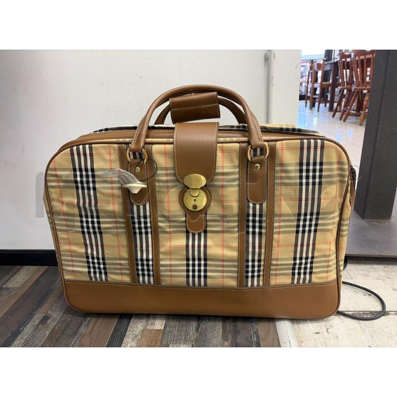 BORSONE BEIGE QUADRI TARTAN MEDIO | Mercatino dell'Usato Montesilvano 1