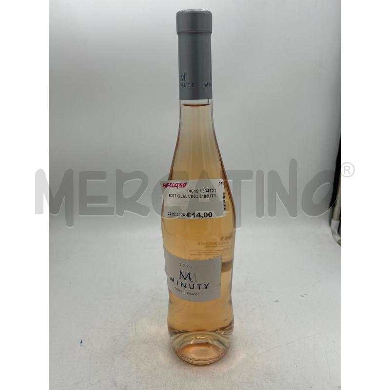 BOTTIGLIA VINO MINUTY  | Mercatino dell'Usato Montesilvano 1