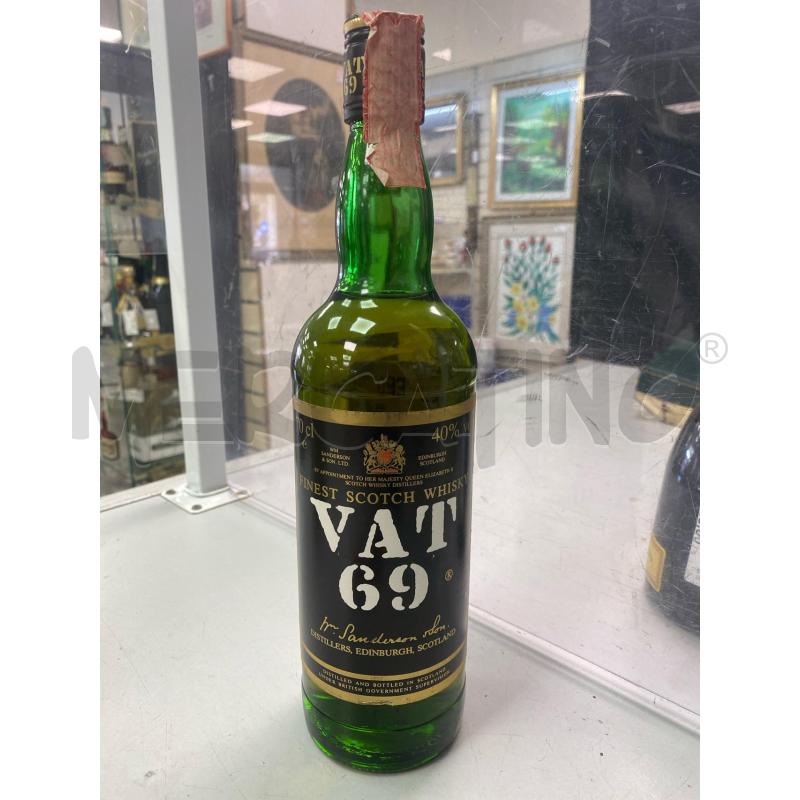 BOTTIGLIA WHISKY VAT 69 | Mercatino dell'Usato Montesilvano 1