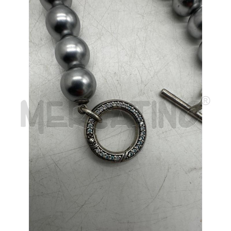 BRACCIALE BIGLIE ARGENTATE CHIUSURA ARG  | Mercatino dell'Usato Montesilvano 2