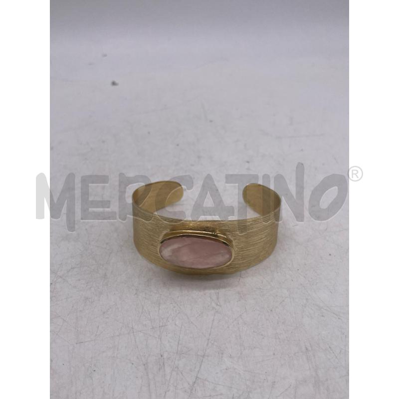BRACCIALE DORATO PIETRA ROSA  | Mercatino dell'Usato Montesilvano 1