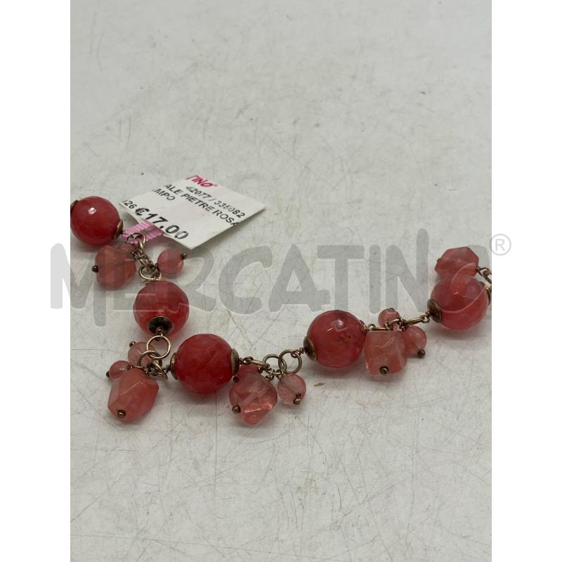 BRACCIALE PIETRE ROSA IPPOCAMPO  | Mercatino dell'Usato Montesilvano 1