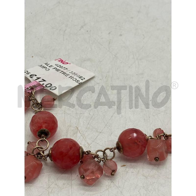 BRACCIALE PIETRE ROSA IPPOCAMPO  | Mercatino dell'Usato Montesilvano 3