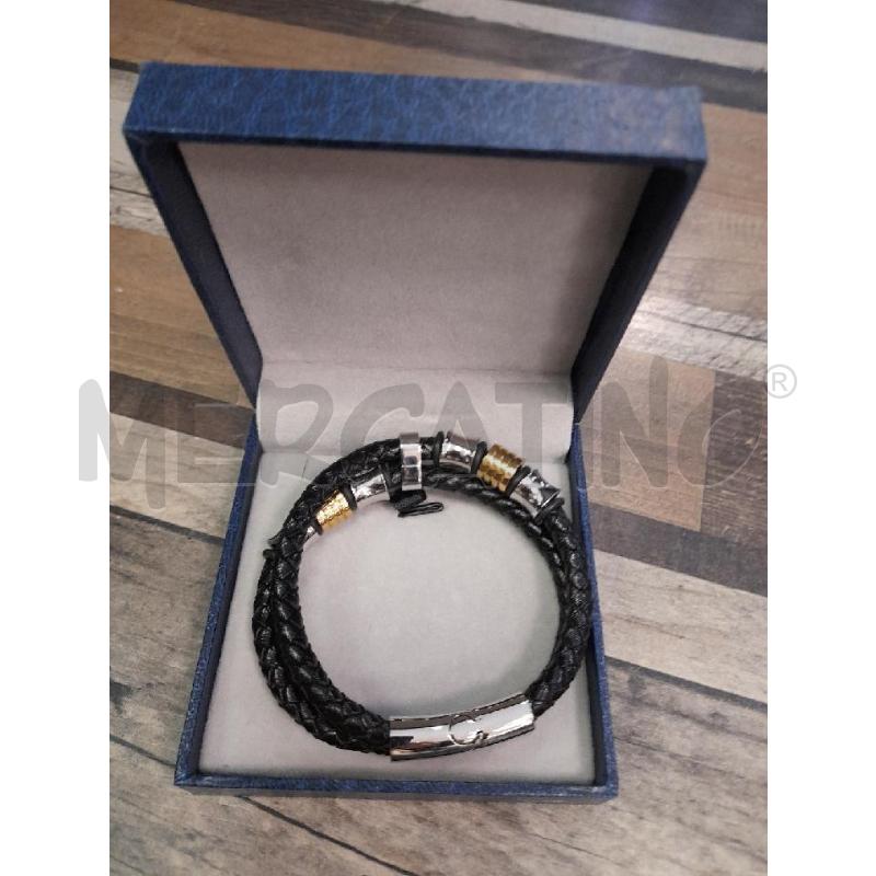 BRACCIALE TORCIGLIONE PLACCHE ARGENTATE DORATE | Mercatino dell'Usato Montesilvano 2