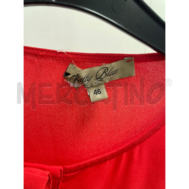 CAMICIA DONNA BETTY BLUE ROSSA | Mercatino dell'Usato Montesilvano 2