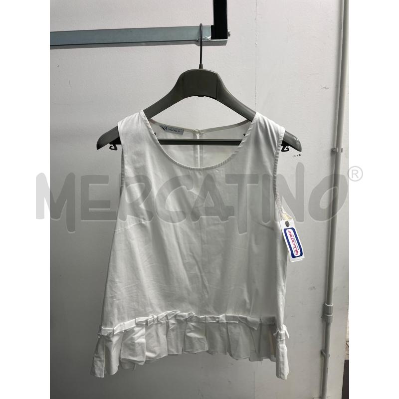 CAMICIA DONNA BIANC ACANOTTA NUALY | Mercatino dell'Usato Montesilvano 1