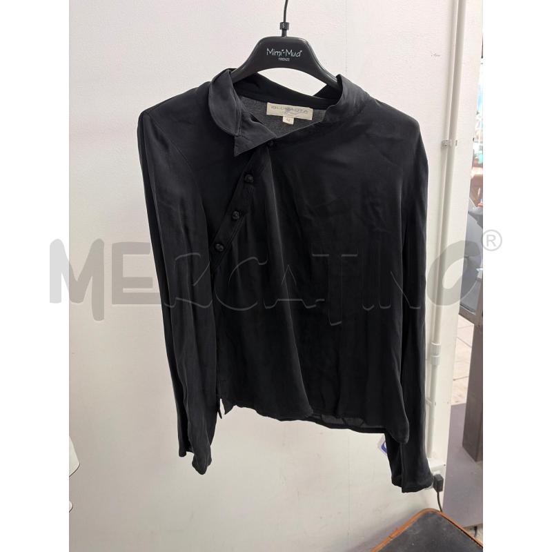 CAMICIA DONNA BLUNAUTA NERA SETA | Mercatino dell'Usato Montesilvano 1