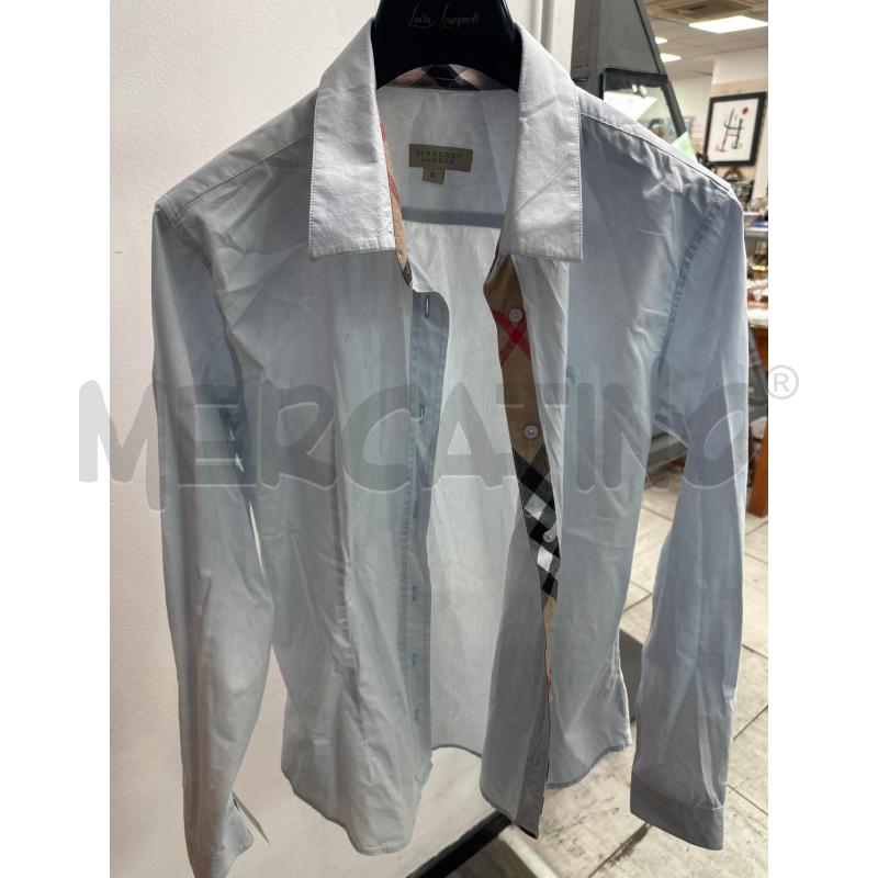 CAMICIA DONNA BURBERRY CELESTE XL | Mercatino dell'Usato Montesilvano 1