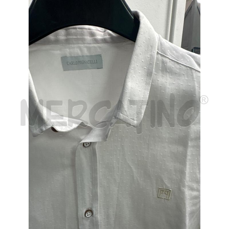 CAMICIA DONNA CARLO PIGNATELLI BIANCA  | Mercatino dell'Usato Montesilvano 2