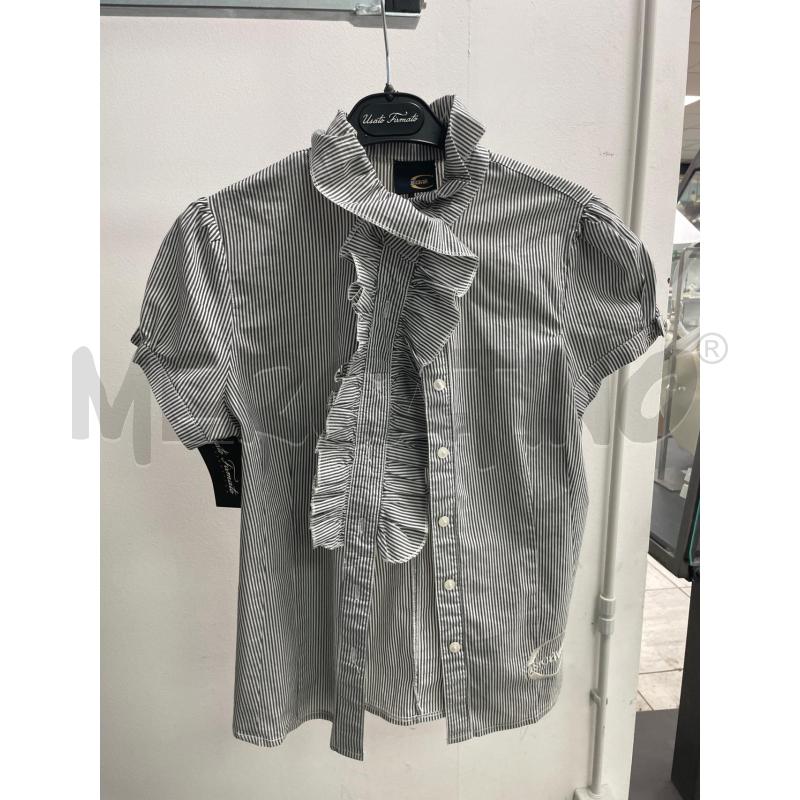 CAMICIA DONNA CAVALLI RIGA BIANCA NERA TG XL PICCOLO | Mercatino dell'Usato Montesilvano 1