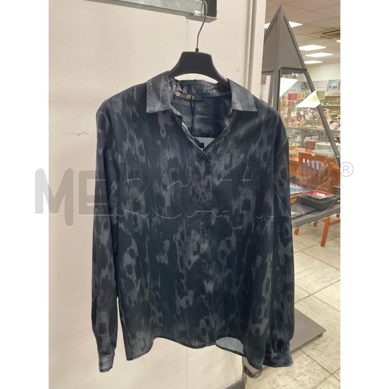 CAMICIA DONNA CAVLLI CLASS MISTO SETA FANTASIA ANIMALIEER VERDE  | Mercatino dell'Usato Montesilvano 1