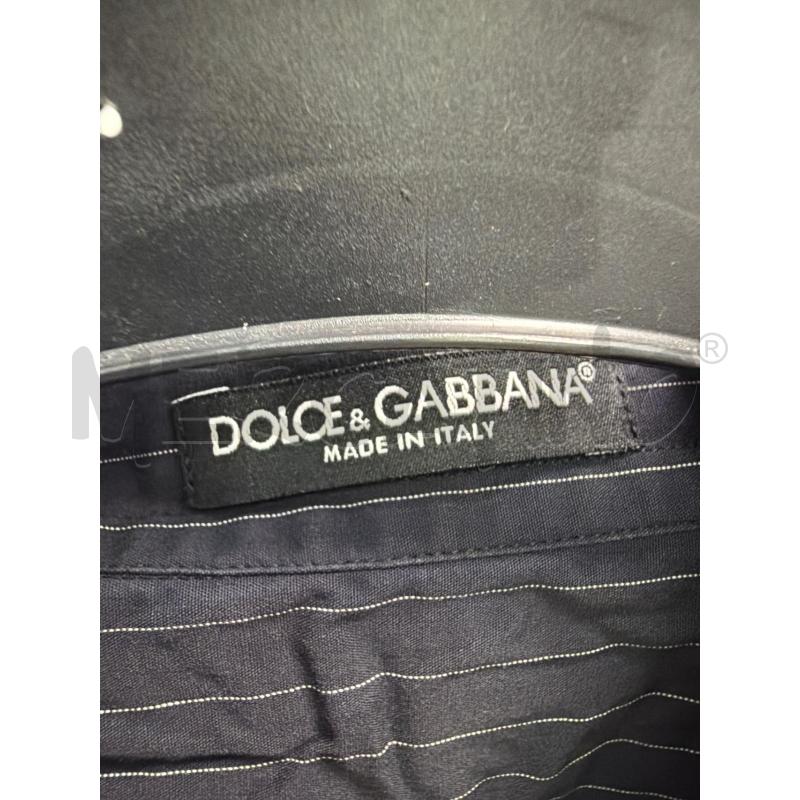 CAMICIA DONNA DOLCE & GABBANA BLU RIGHINE BIANCHE | Mercatino dell'Usato Montesilvano 2