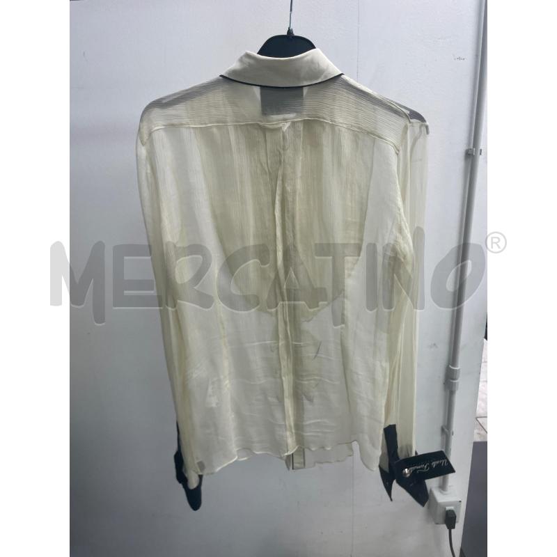CAMICIA DONNA D& G BEIGE NERO TG 42 | Mercatino dell'Usato Montesilvano 3