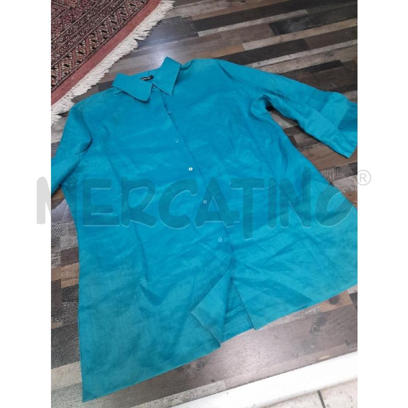CAMICIA DONNA ELENA MIRO VERDE PETROLIO TG 43  | Mercatino dell'Usato Montesilvano 1