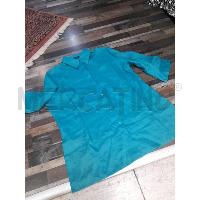 CAMICIA DONNA ELENA MIRO VERDE PETROLIO TG 43  | Mercatino dell'Usato Montesilvano 2