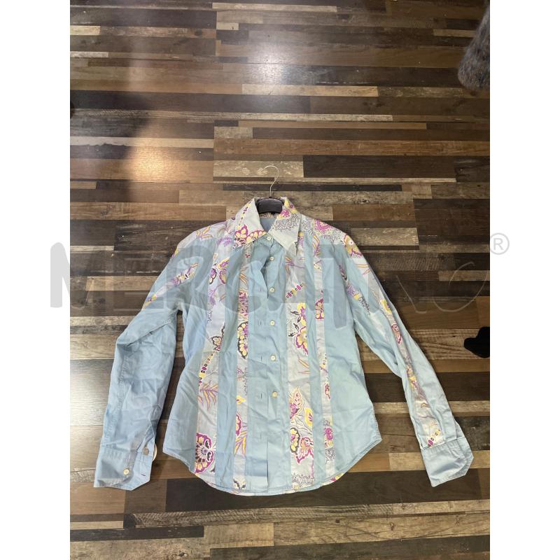CAMICIA DONNA ETRO AZZURRA FANTASIA  | Mercatino dell'Usato Montesilvano 1