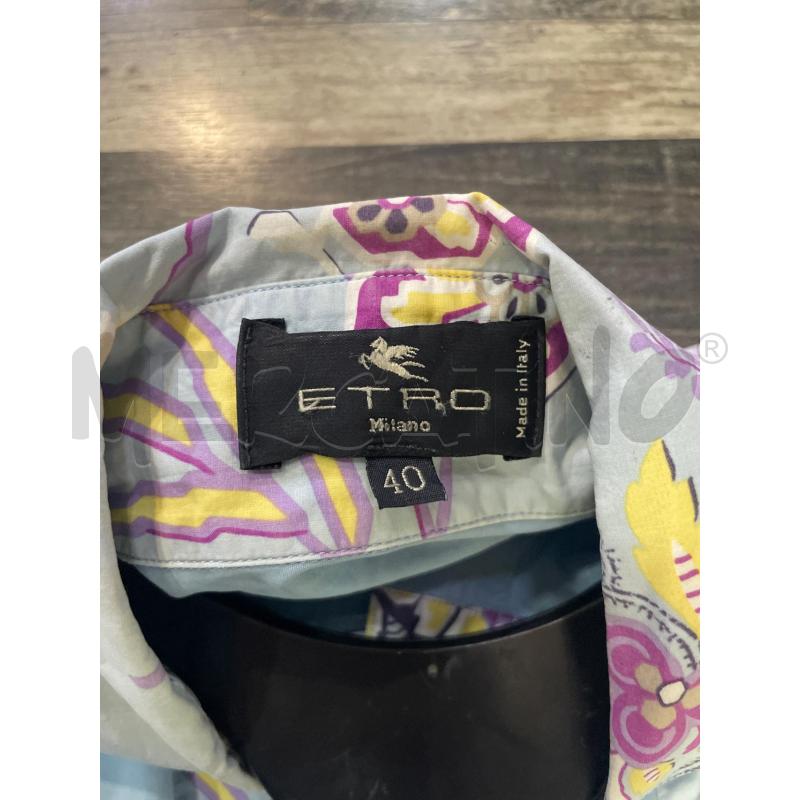CAMICIA DONNA ETRO AZZURRA FANTASIA  | Mercatino dell'Usato Montesilvano 2