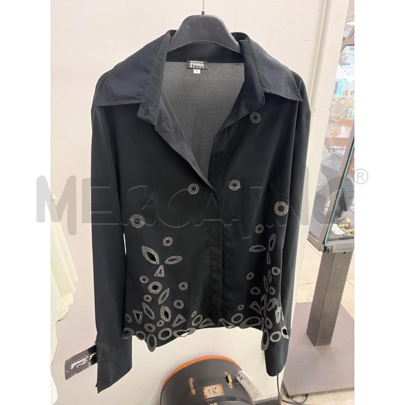 CAMICIA DONNA GIANFRANCO FERRÈ NERA TRAFORATA | Mercatino dell'Usato Montesilvano 1