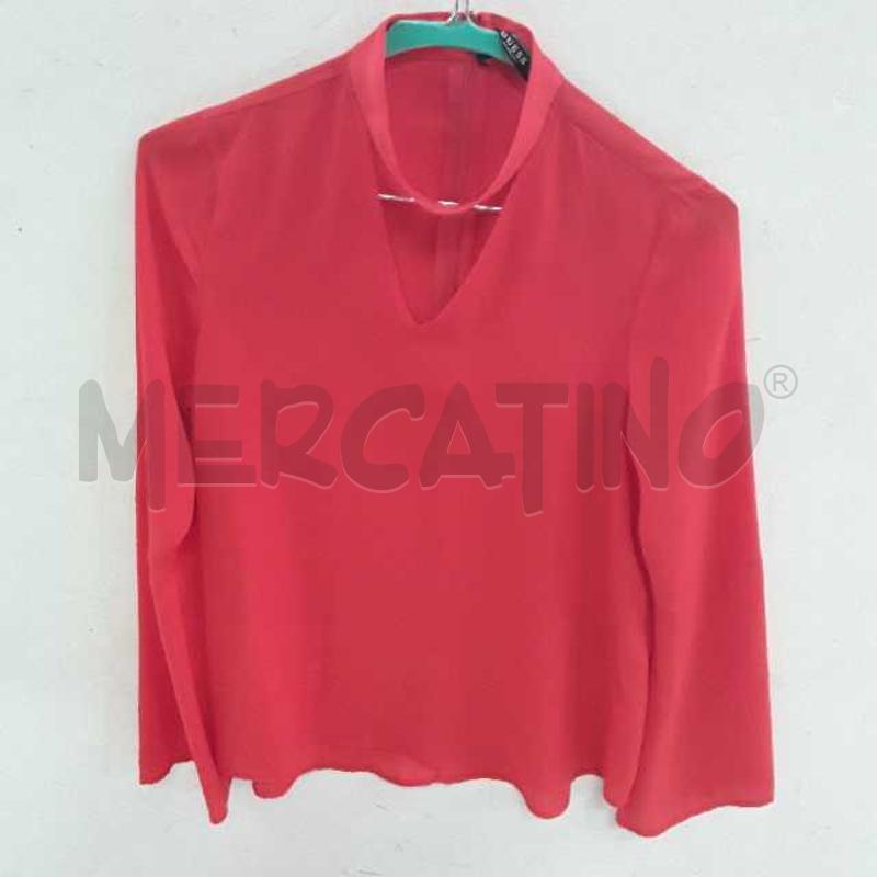 CAMICIA DONNA GUESS ROSSA XS  | Mercatino dell'Usato Montesilvano 1