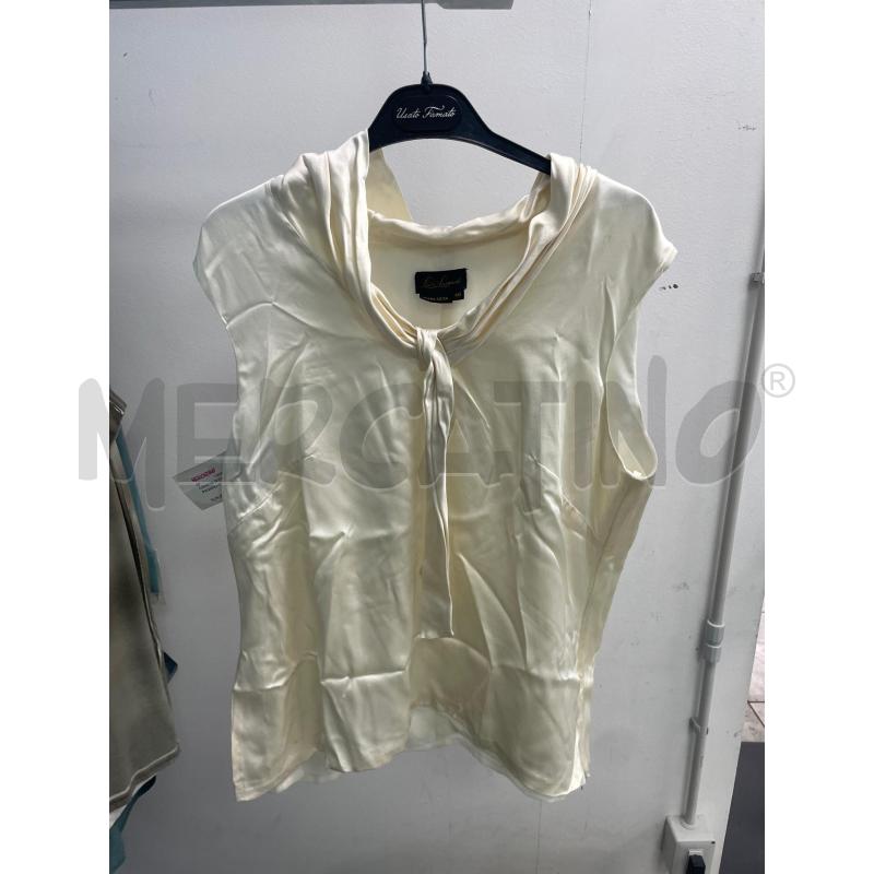 CAMICIA DONNA LUISA SPAGNOLI MADREPERLA TG 48 | Mercatino dell'Usato Montesilvano 1