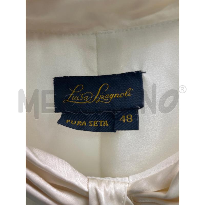 CAMICIA DONNA LUISA SPAGNOLI MADREPERLA TG 48 | Mercatino dell'Usato Montesilvano 3