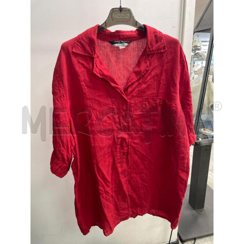 CAMICIA DONNA MARINBA RINALDI ROSSA TG 23 | Mercatino dell'Usato Montesilvano 1