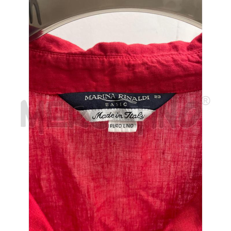 CAMICIA DONNA MARINBA RINALDI ROSSA TG 23 | Mercatino dell'Usato Montesilvano 2
