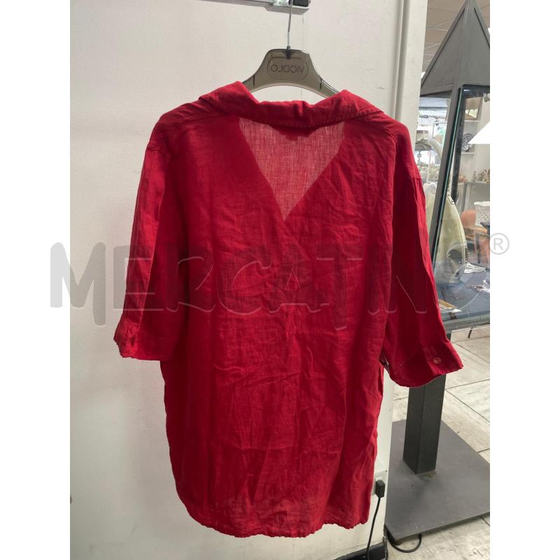 CAMICIA DONNA MARINBA RINALDI ROSSA TG 23 | Mercatino dell'Usato Montesilvano 3