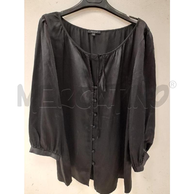 CAMICIA DONNA NERA ESSENTIEL | Mercatino dell'Usato Montesilvano 1