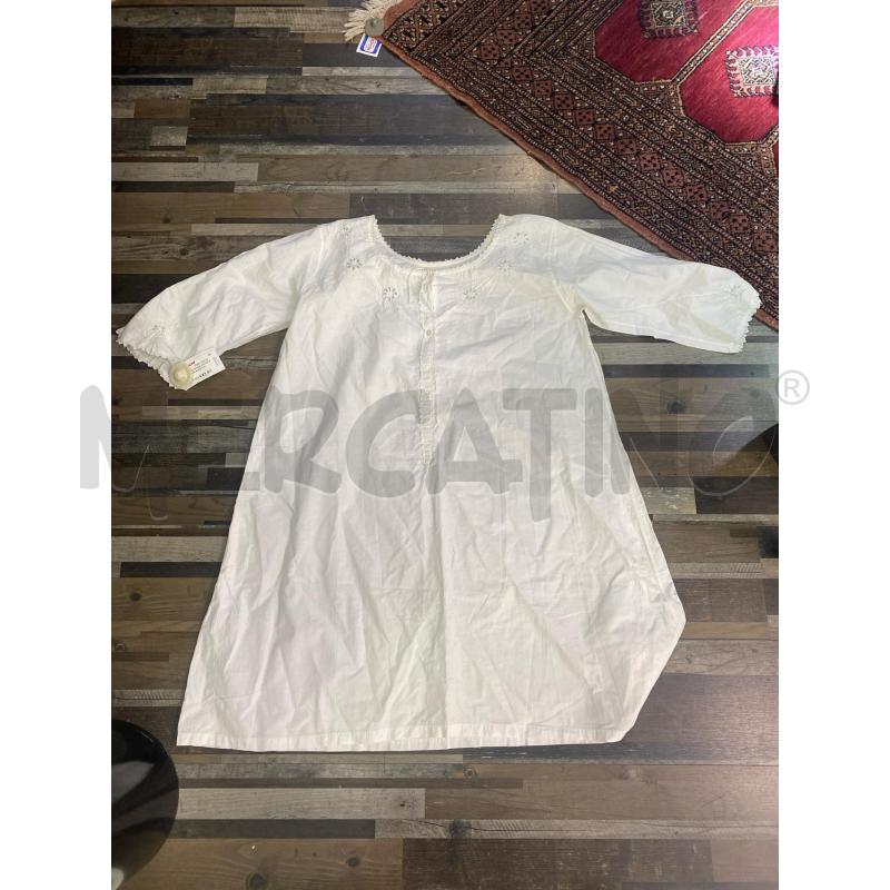 CAMICIA DONNA NOTTE VINTRAGE BIANCA MANICHE LUNGHE | Mercatino dell'Usato Montesilvano 1