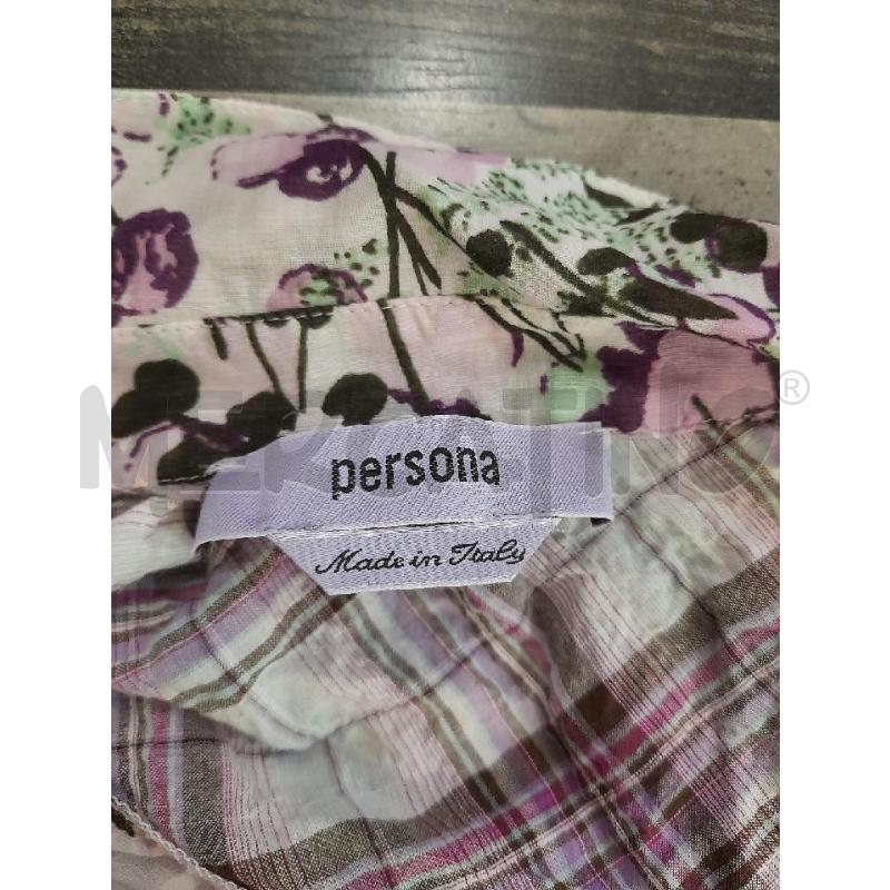CAMICIA DONNA PERSONA FANTASIA BACCHE VIOLA VERDE | Mercatino dell'Usato Montesilvano 2