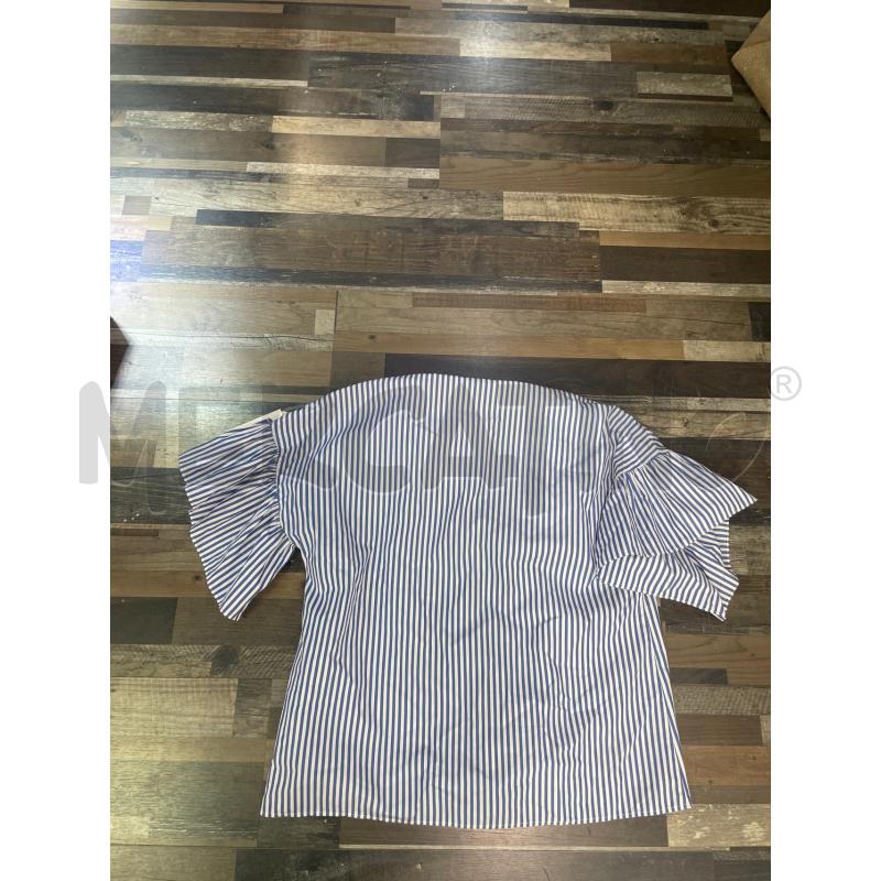 CAMICIA DONNA RIGA CELESTE FARFALLE | Mercatino dell'Usato Montesilvano 3