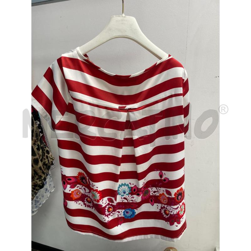 CAMICIA DONNA RIGA ROSSA BIANCA INTRED  | Mercatino dell'Usato Montesilvano 3