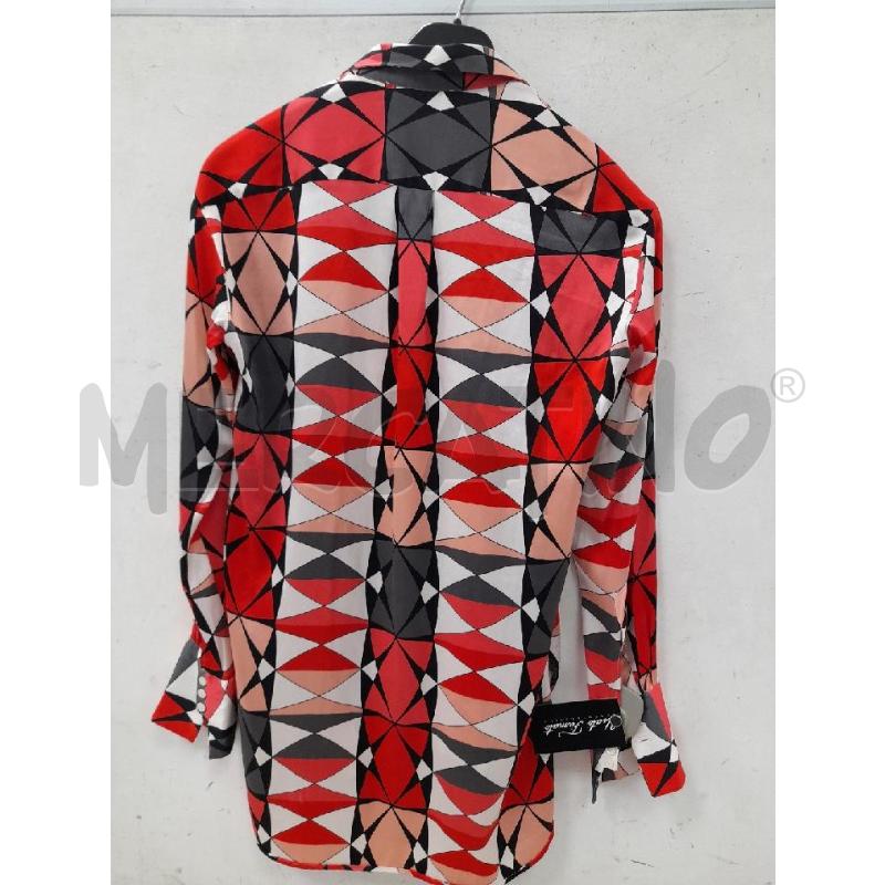 CAMICIA DONNA ROSSA BIANCA AGLINI TG 40 | Mercatino dell'Usato Montesilvano 3