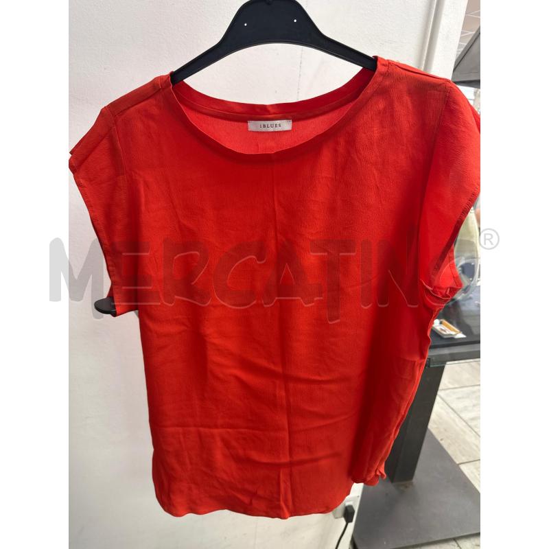 CAMICIA DONNA TOP ROSSA I BLUES | Mercatino dell'Usato Montesilvano 1